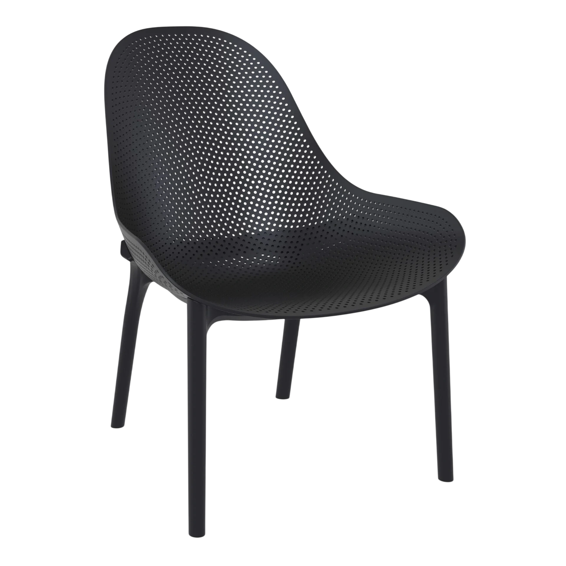 Sky Lounge Chair European-made Furnlink Siesta - Black commercial kitchen equipment