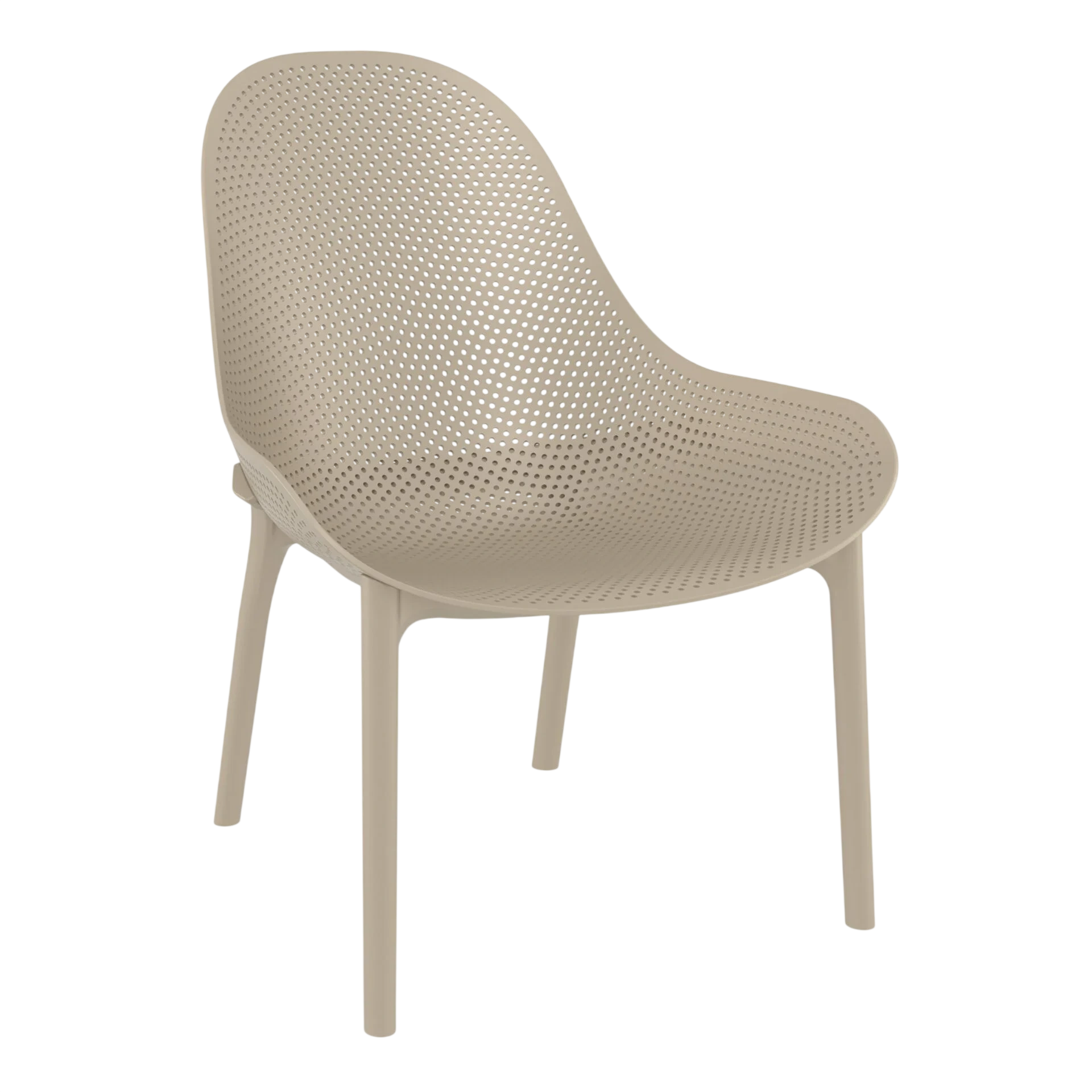 Taupe Sky Lounge Chair European-made Furnlink Siesta commercial kitchen equipment