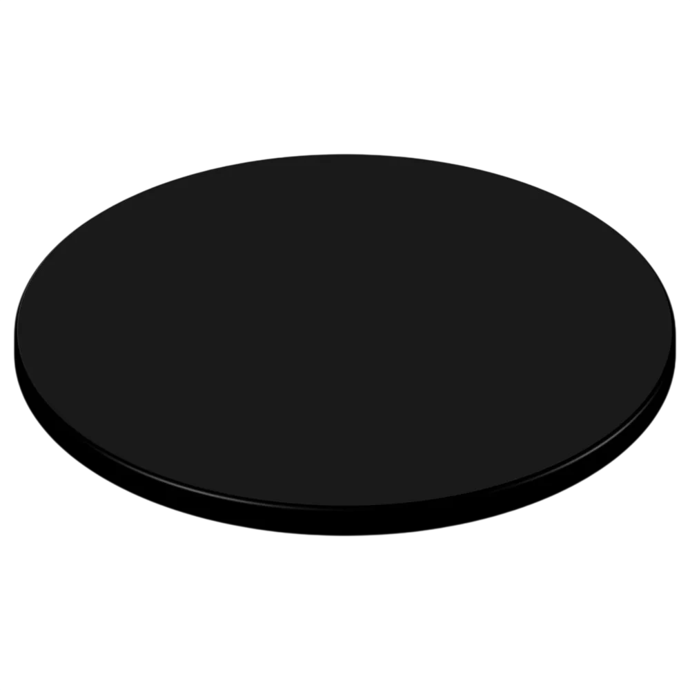 Werzalit Black Outdoor Tabletop - Durable & Easy to Clean (600mm) commercial kitchen equipment