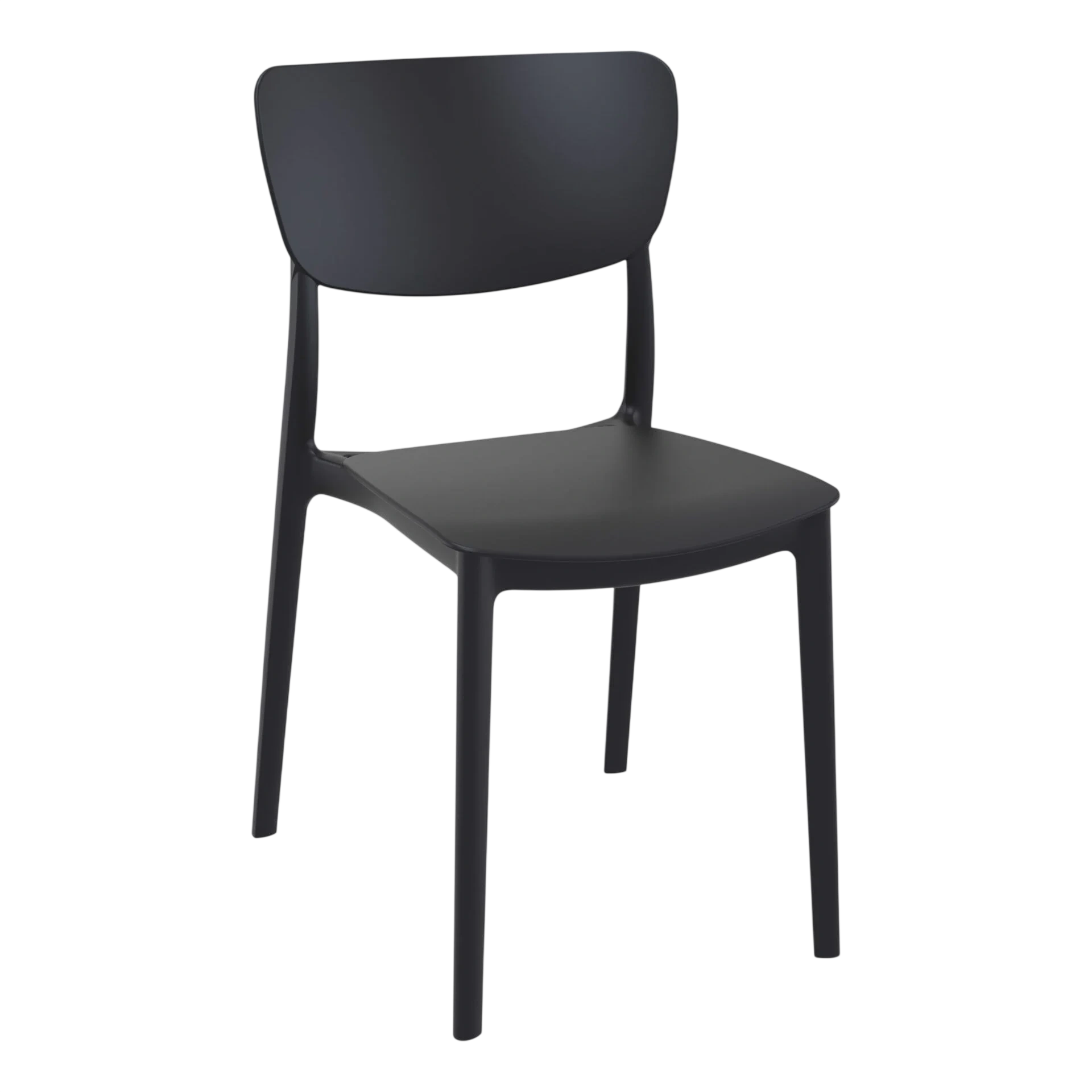 Commercial Grade Black Monna Chair - Heavy Duty One-Piece Chair by Siesta, Turkey commercial kitchen equipment