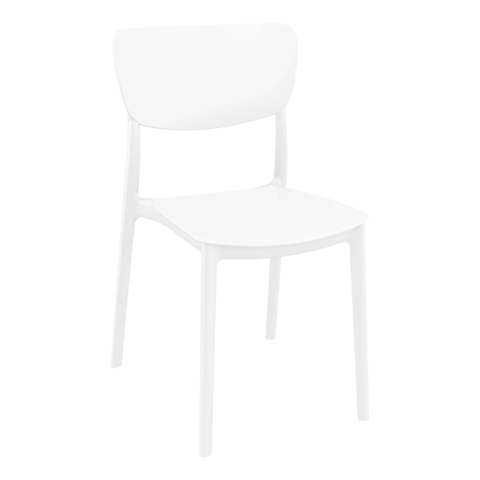 Commercial Grade White Monna Chair - Heavy Duty One-Piece Chair by Siesta, Turkey commercial kitchen equipment