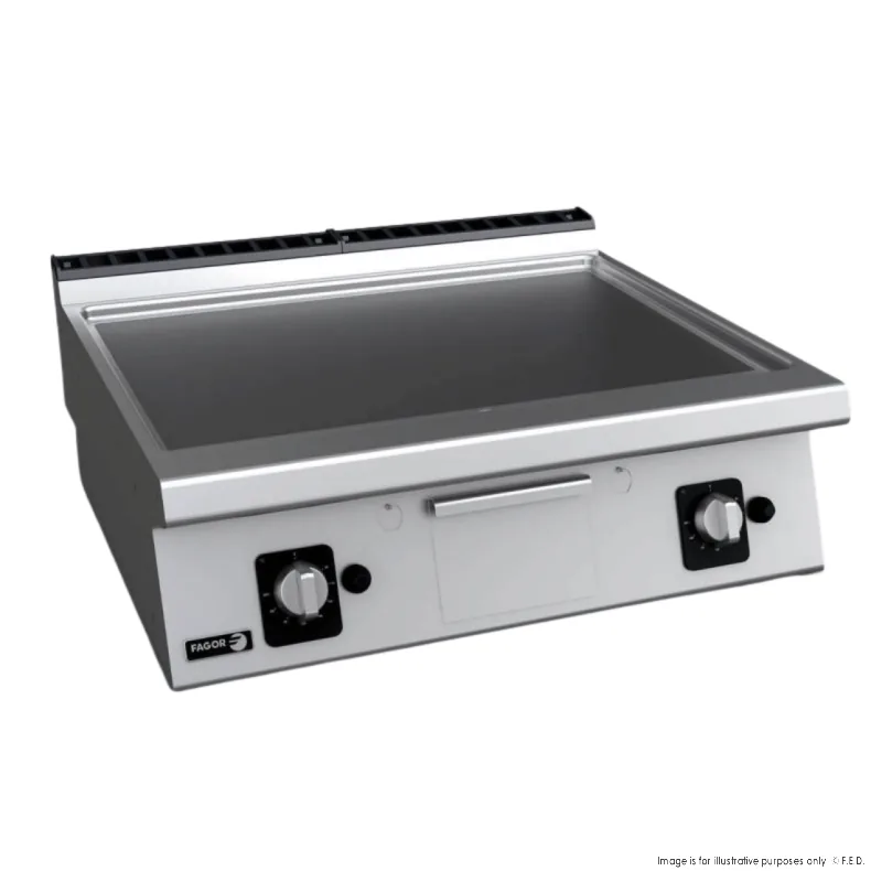 Fagor FT-G710L bench top natural gas griddle 800mm