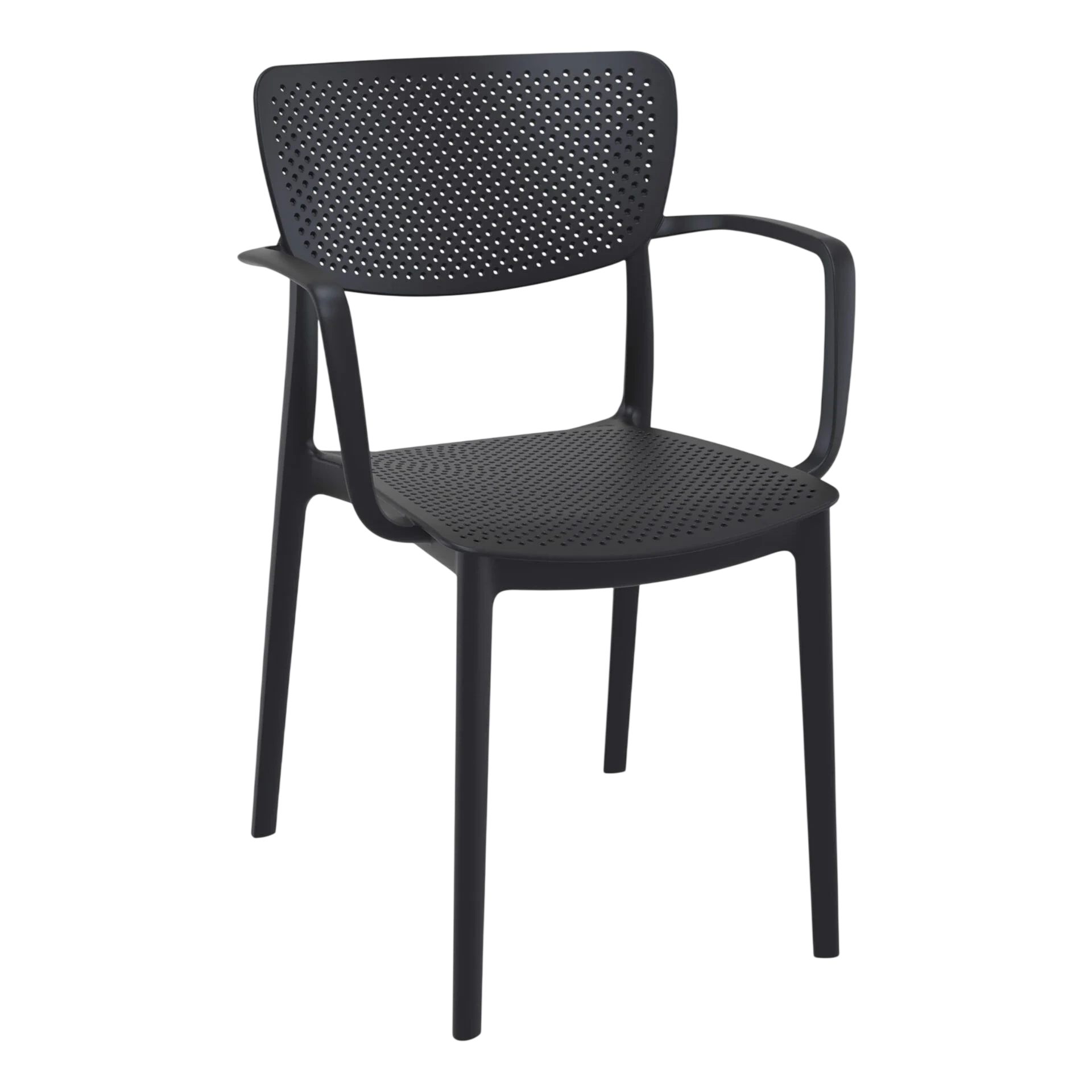 Commercial Grade Black Loft Armchair - Heavy Duty One-Piece Armchair by Siesta, Turkey commercial kitchen equipment