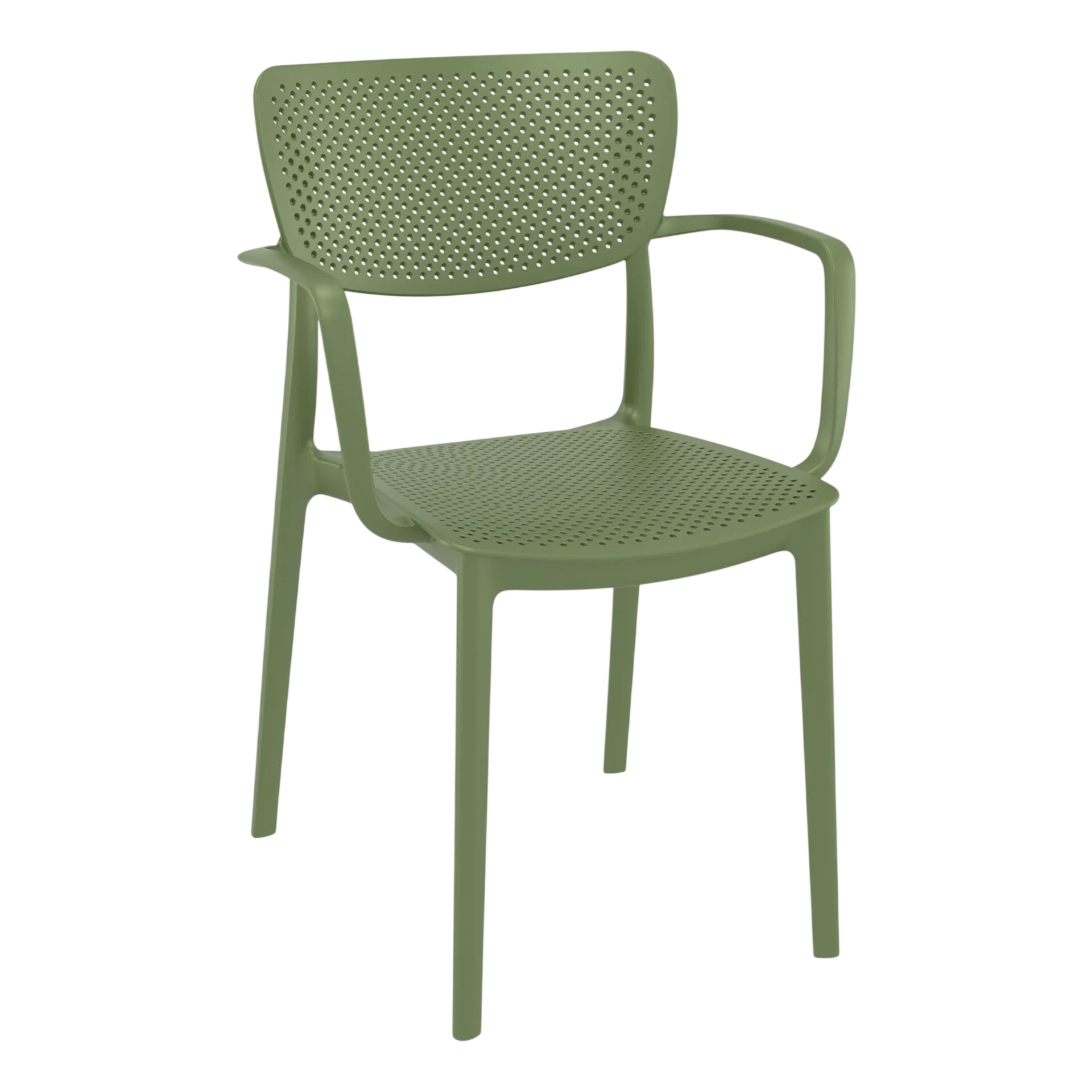 Commercial Grade Olive Green Loft Armchair - Indoor and Outdoor Armchair by Siesta, Europe commercial kitchen equipment