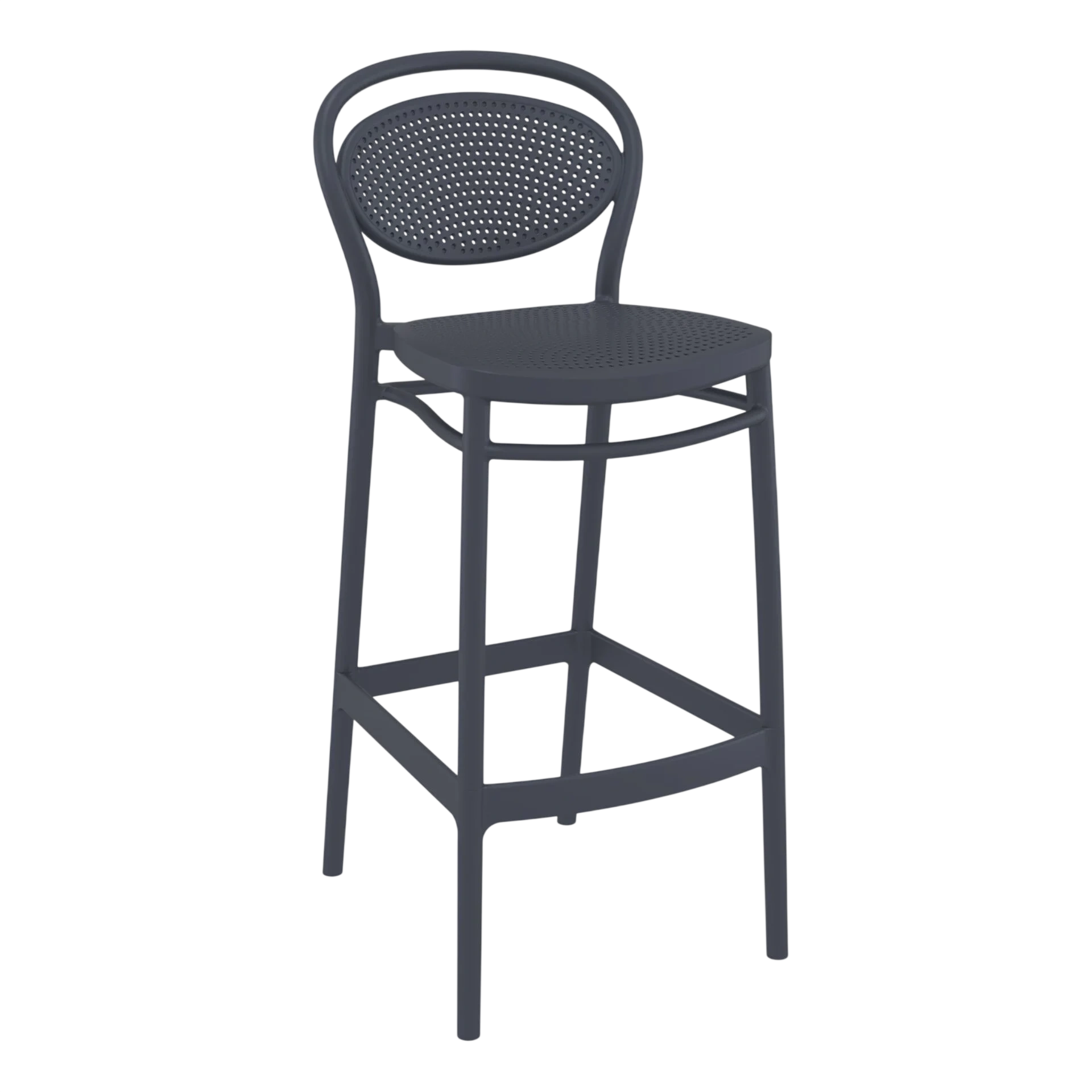 Siesta Anthracite Marcel Barstool 75 – Heavy Duty Bar Stool, Turkey commercial kitchen equipment
