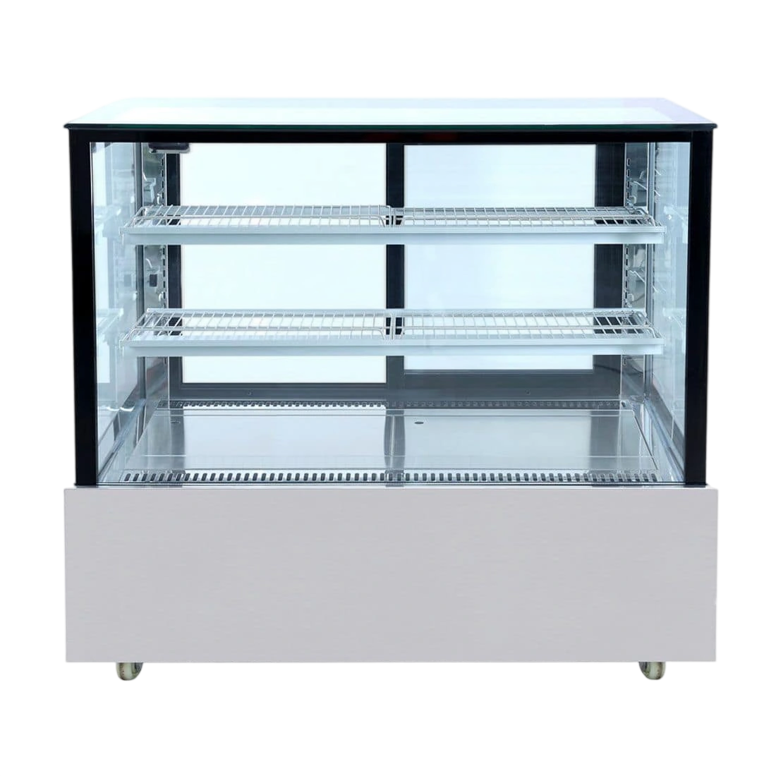 Bonvue SSU120-2XB Cake Display – 1200mm, Black Trim, 2 Shelves | KW Commercial Kitchen commercial kitchen equipment
