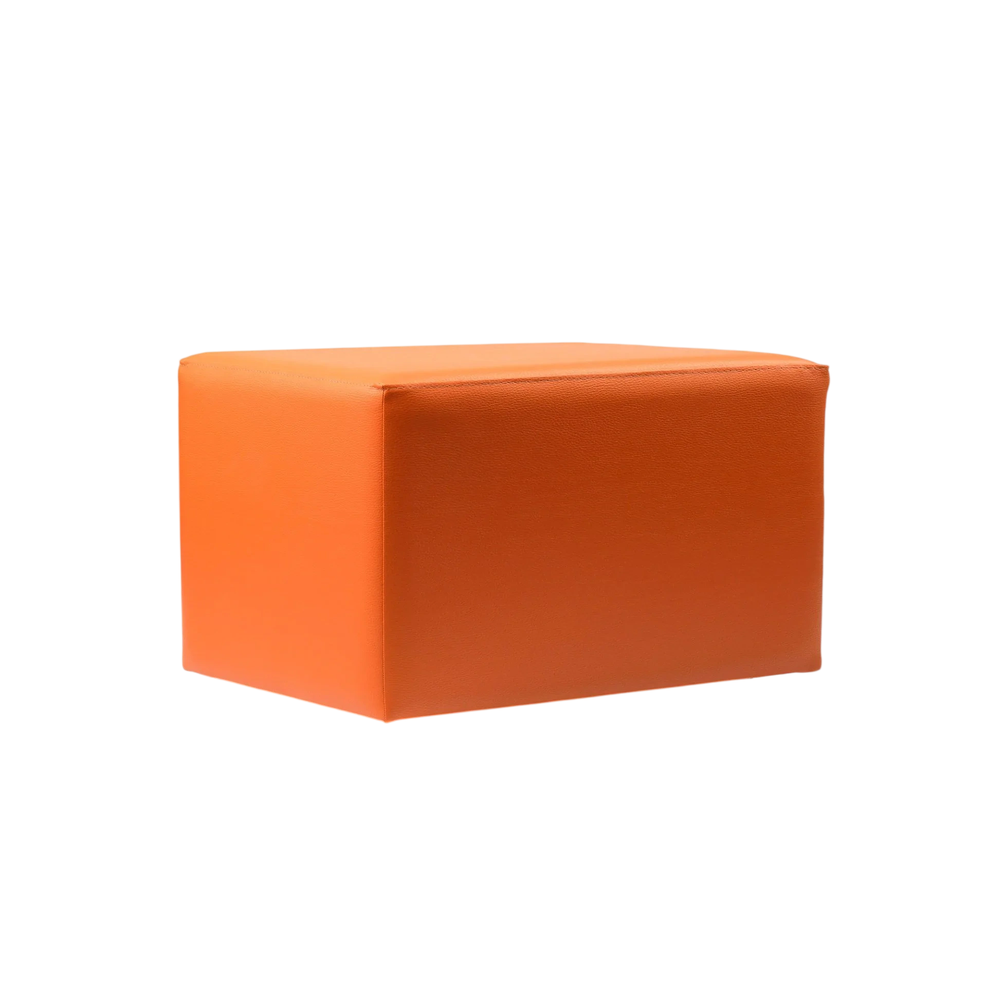 Durafurn Café Ottoman Rectangle - Orange commercial kitchen equipment