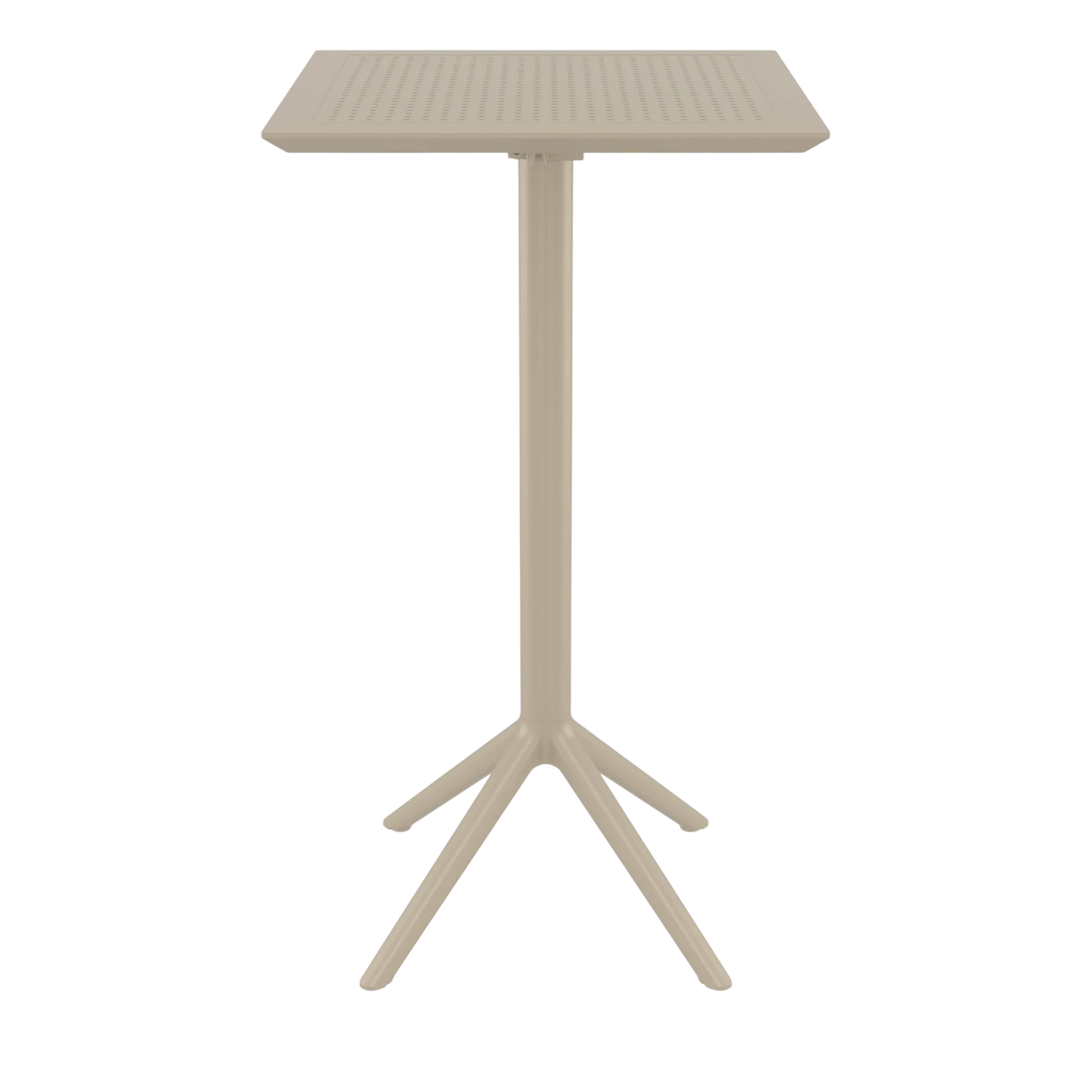 Siesta Sky Folding BAR Table 60 Square - Taupe commercial kitchen equipment