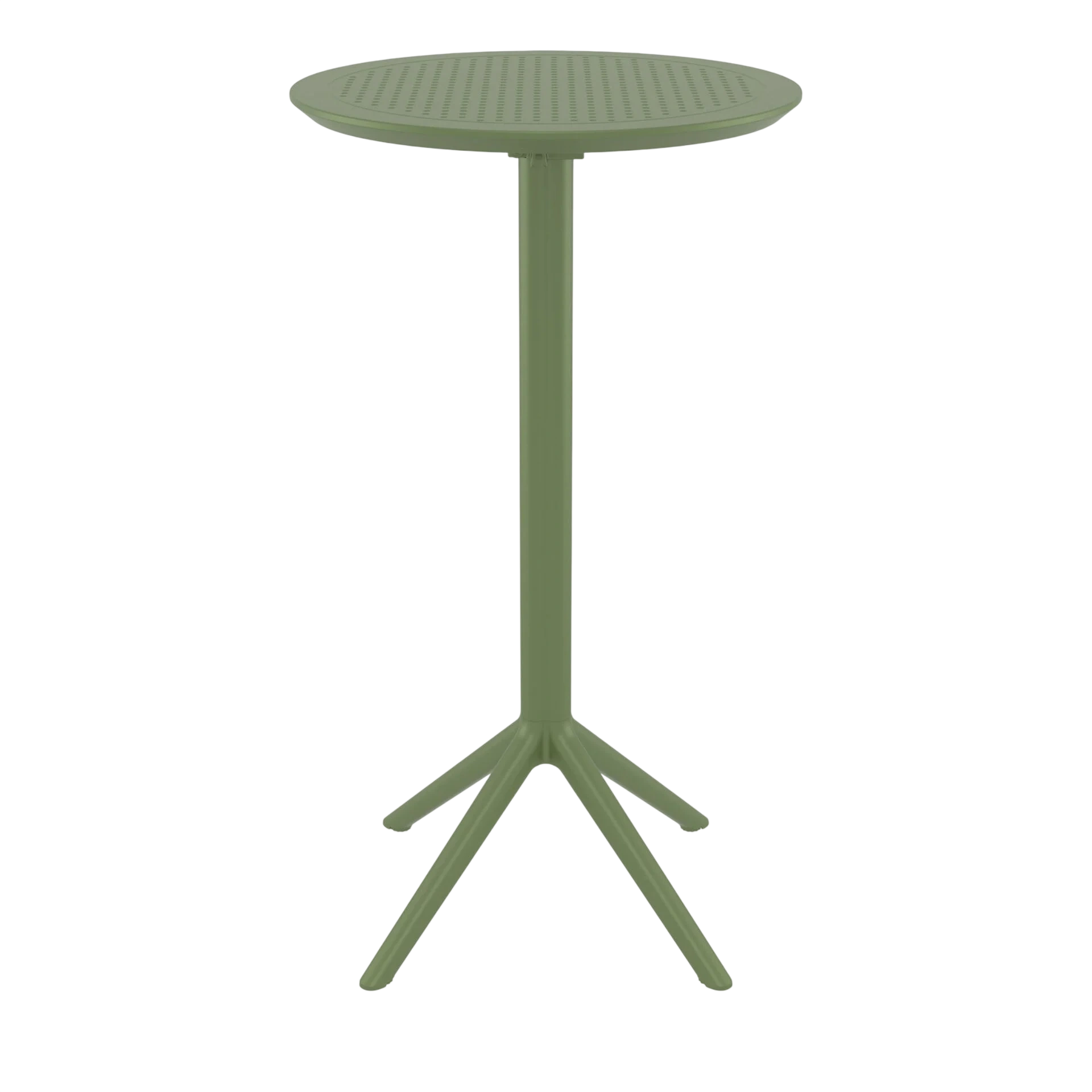 Sky Folding BAR Table 60 Round - Olive Green commercial kitchen equipment