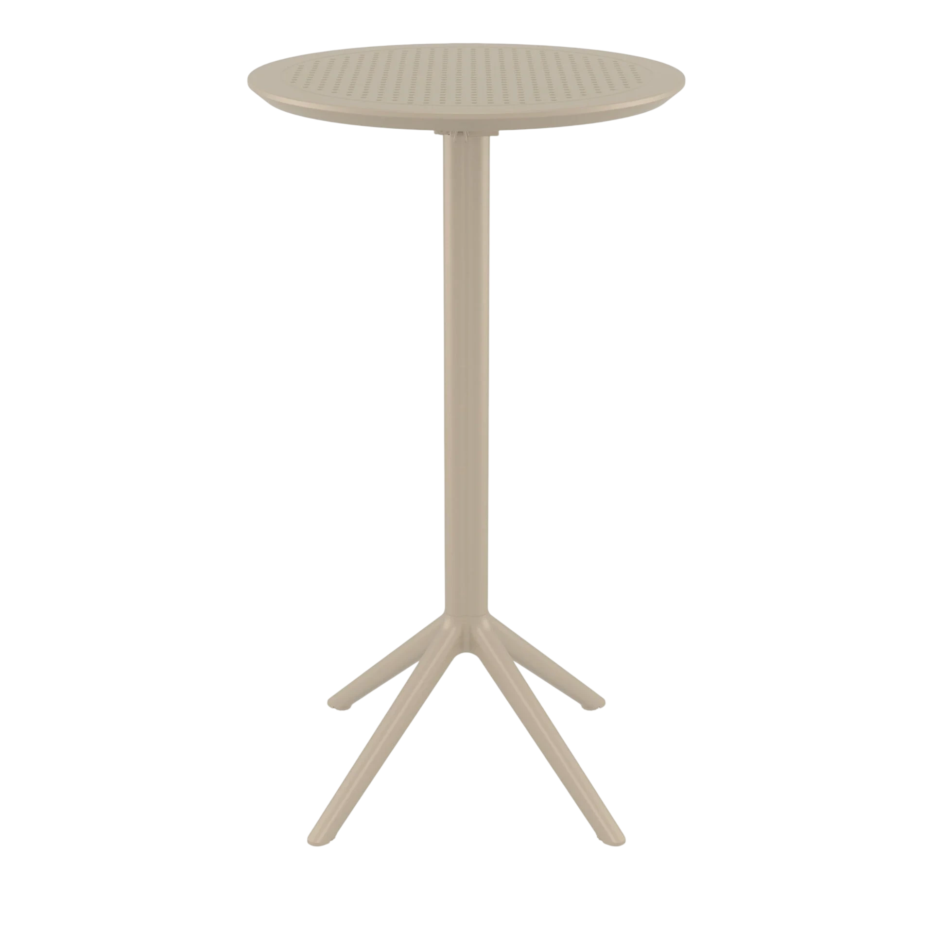 Siesta Sky Folding Bar Table 60 Round – Taupe, Indoor & Outdoor Use commercial kitchen equipment