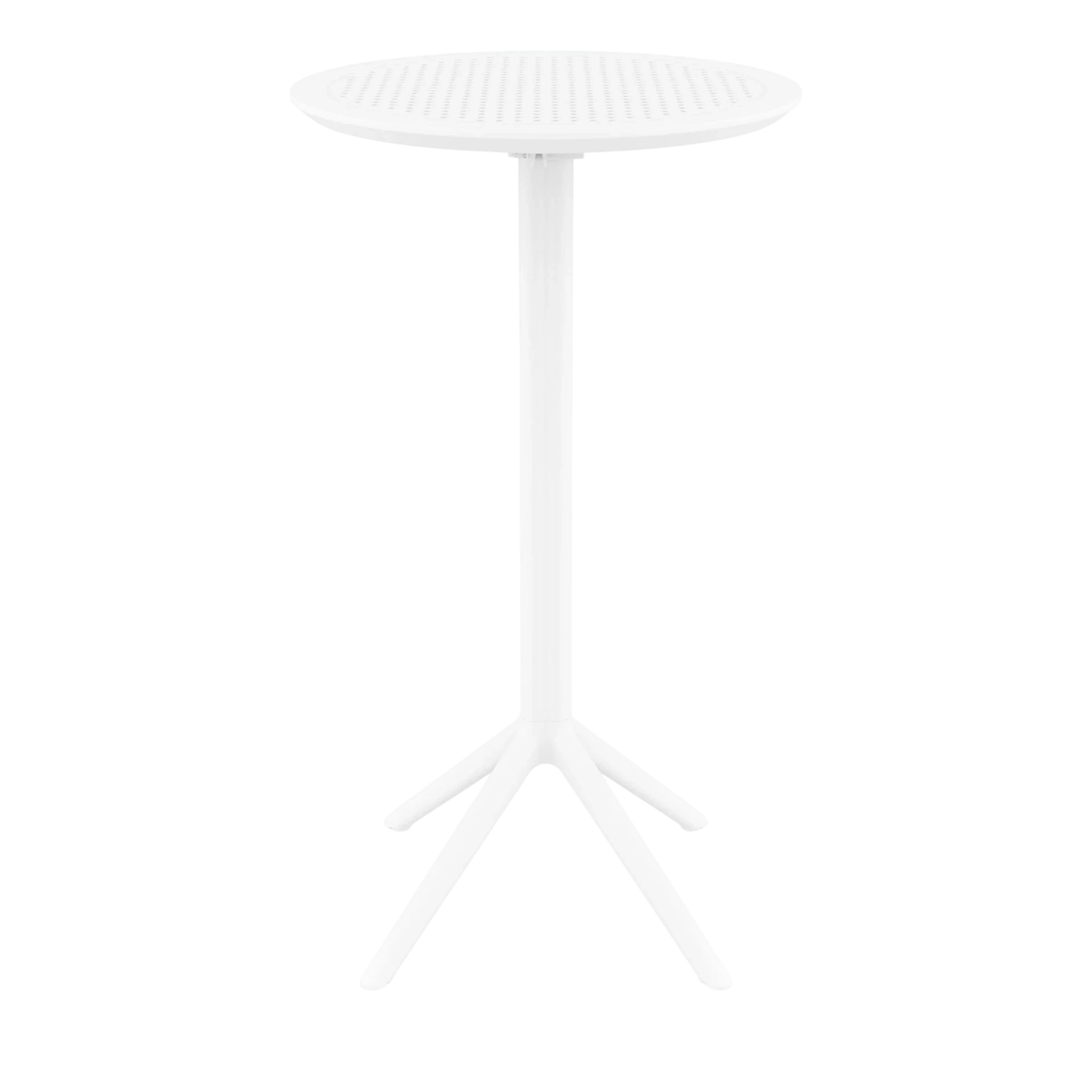 Sky Folding BAR Table 60 Round - White commercial kitchen equipment
