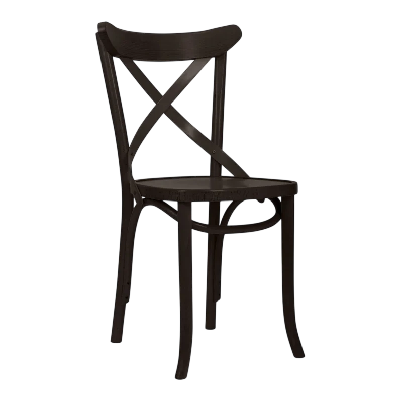 Sophisticated Black Paged Crossback Chair - A Symphony of Design, Comfort, and Durability commercial kitchen equipment