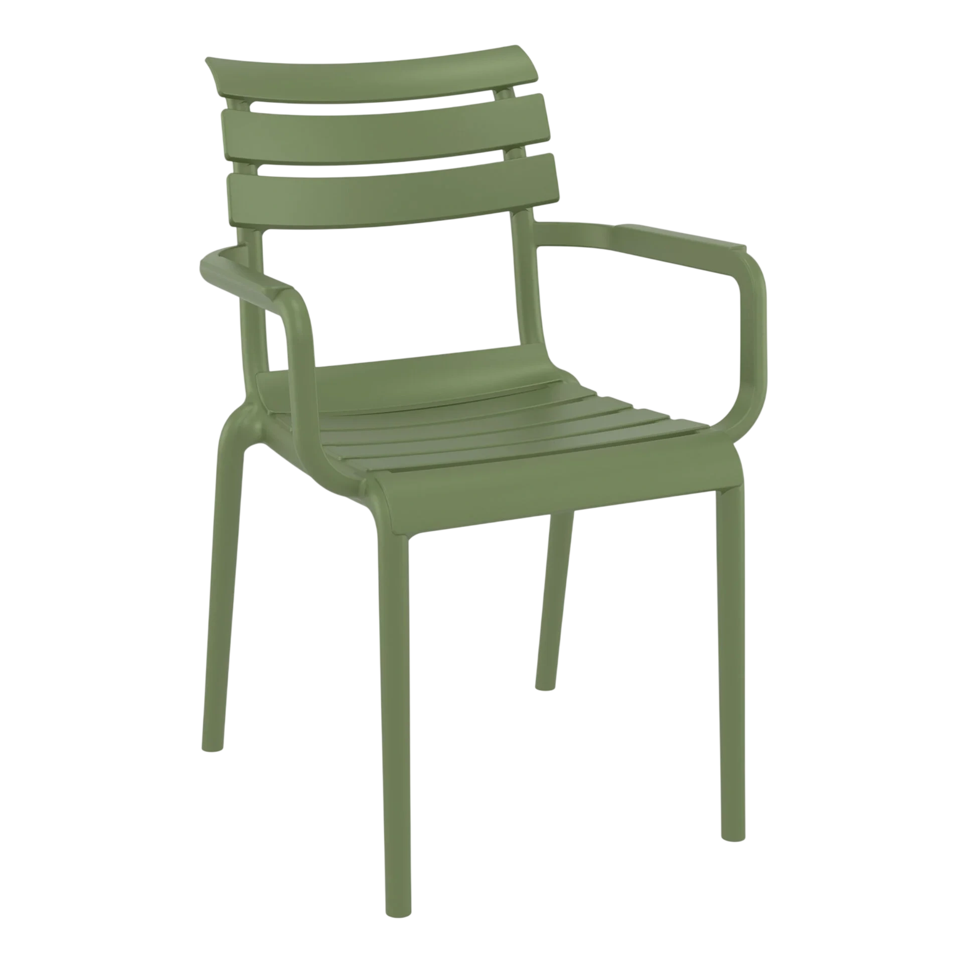 Siesta FL-118-13674-196 Paris Arm Chair - Olive Green