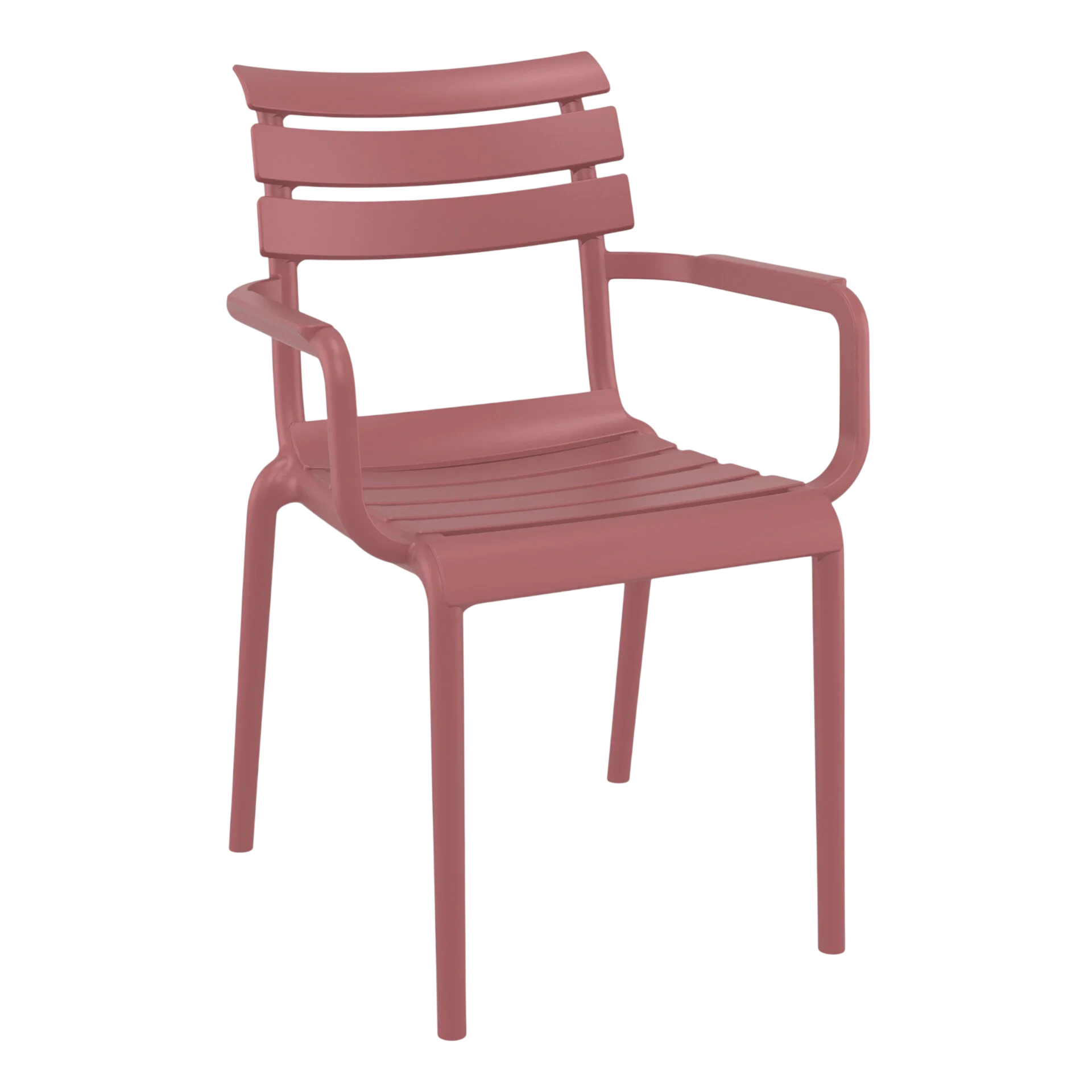 Paris Stackable Armchair in Marsala Produced in Europe commercial kitchen equipment