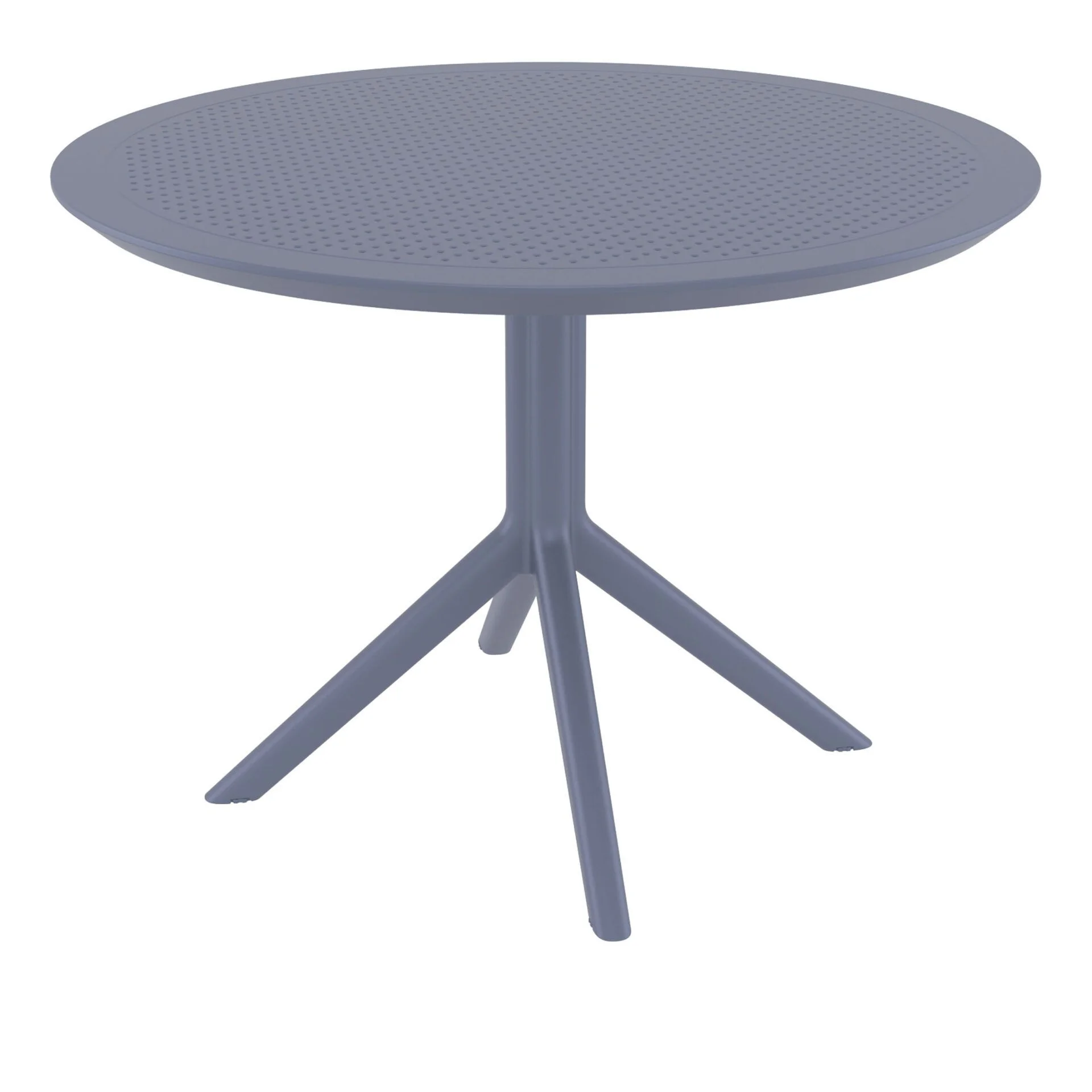 Sky Table 105 Dark Grey - Versatile Indoor/Outdoor Resin Table by Furnlink Siesta commercial kitchen equipment