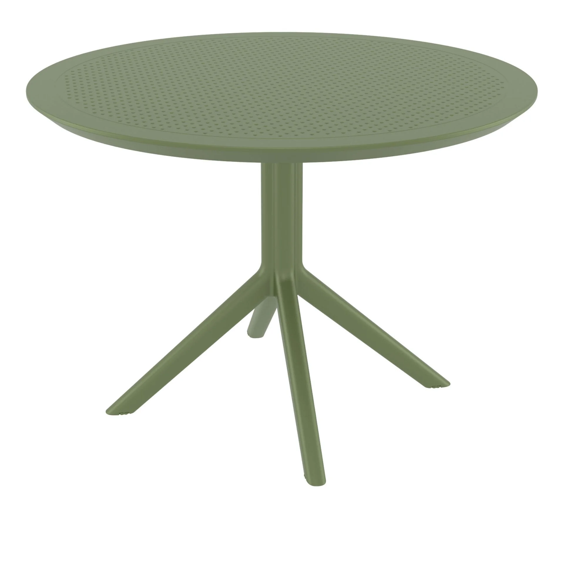 Sky Table 105 Olive Green - Durable Resin Outdoor Table by Furnlink Siesta commercial kitchen equipment