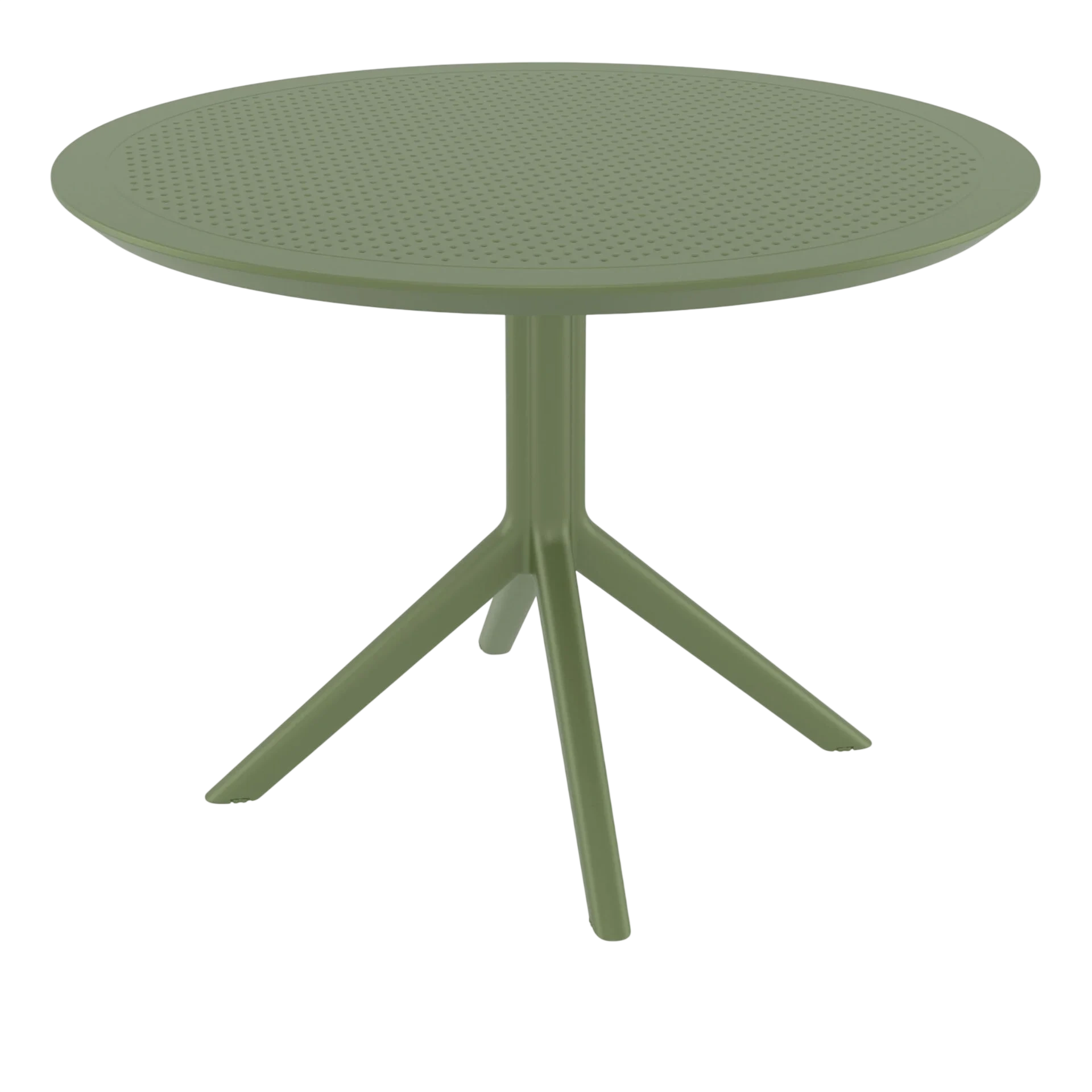 Sky Table 105 Olive Green - Durable Resin Outdoor Table by Furnlink Siesta commercial kitchen equipment