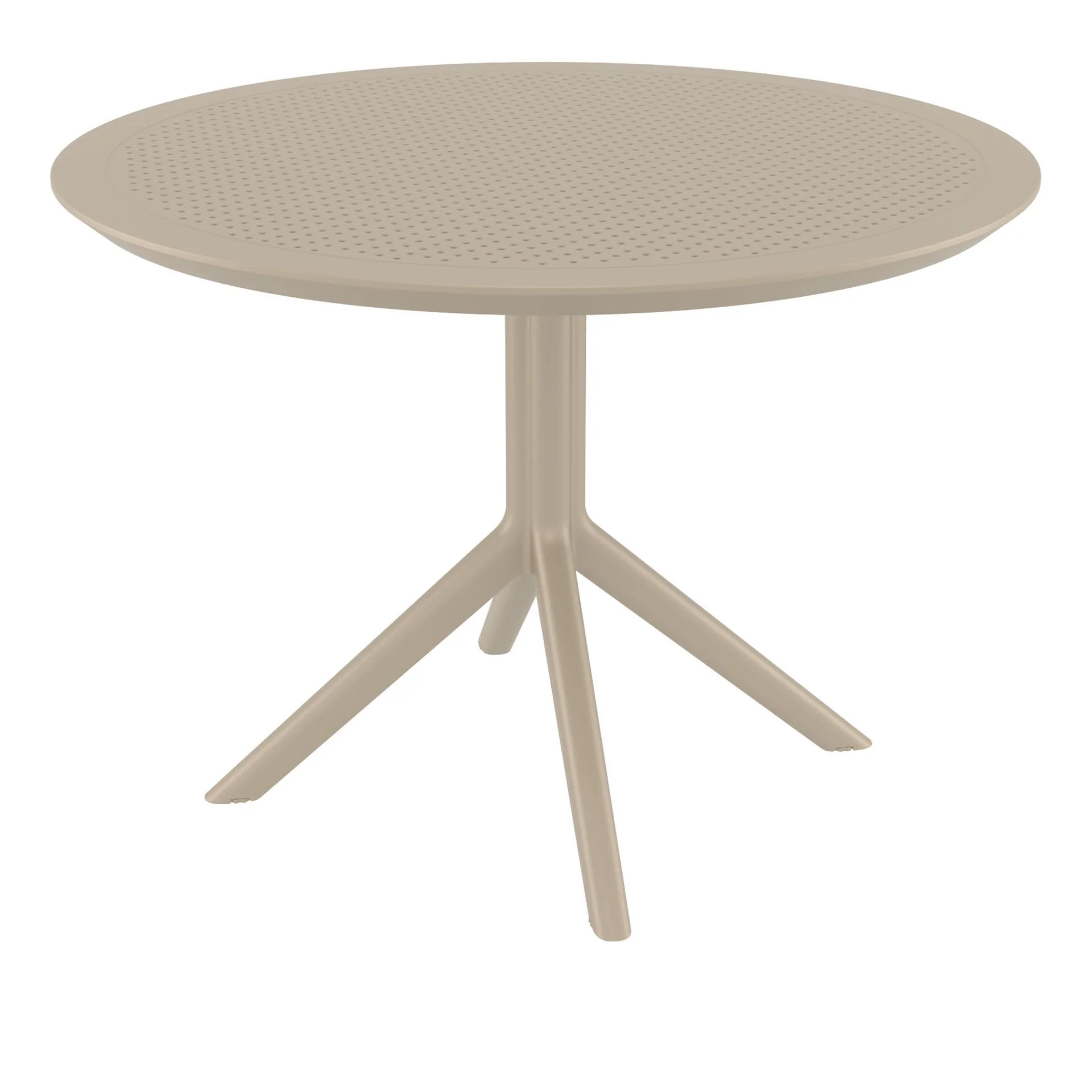Sky Table 105 Taupe - Durable Indoor/Outdoor Dining Table by Furnlink Siesta commercial kitchen equipment
