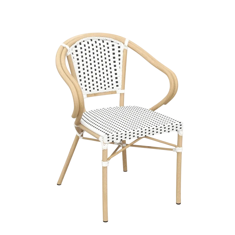 Eiffel Arm Chair with Natural Frame - Elegance Meets Durability commercial kitchen equipment