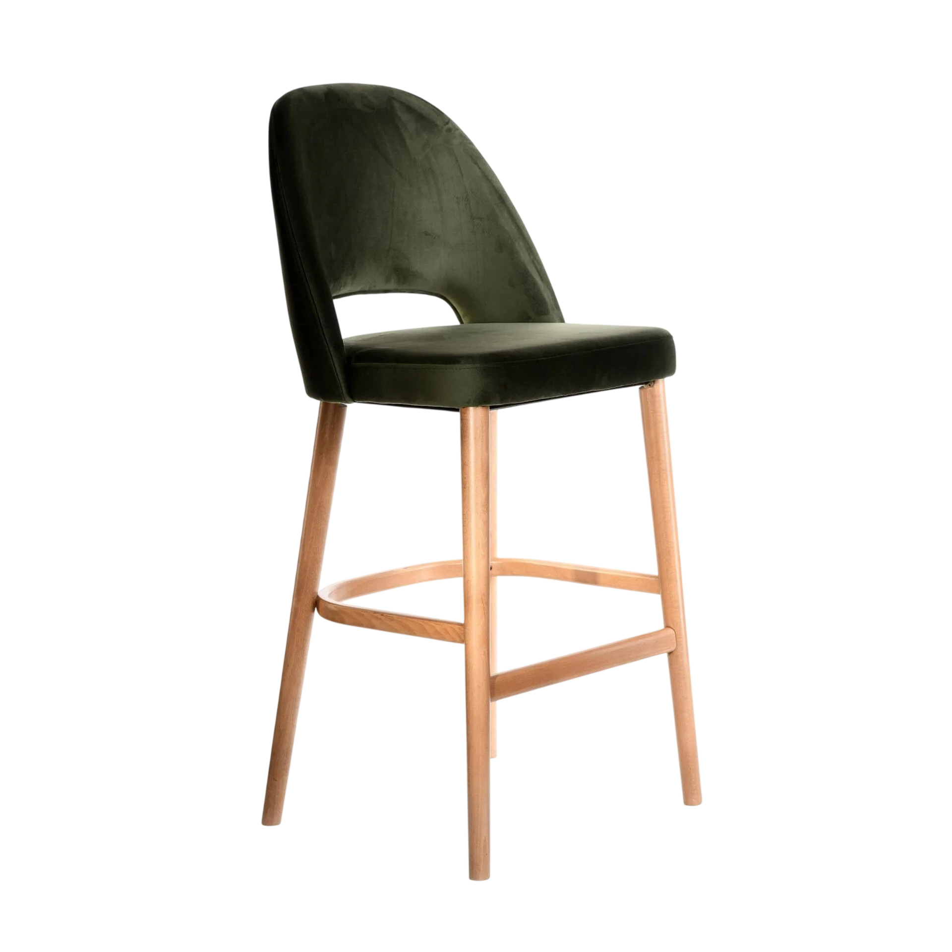 Avocado Velvet Furnlink Durafurn Semifreddo Stool - European Craftsmanship, 480mm Seat Height commercial kitchen equipment