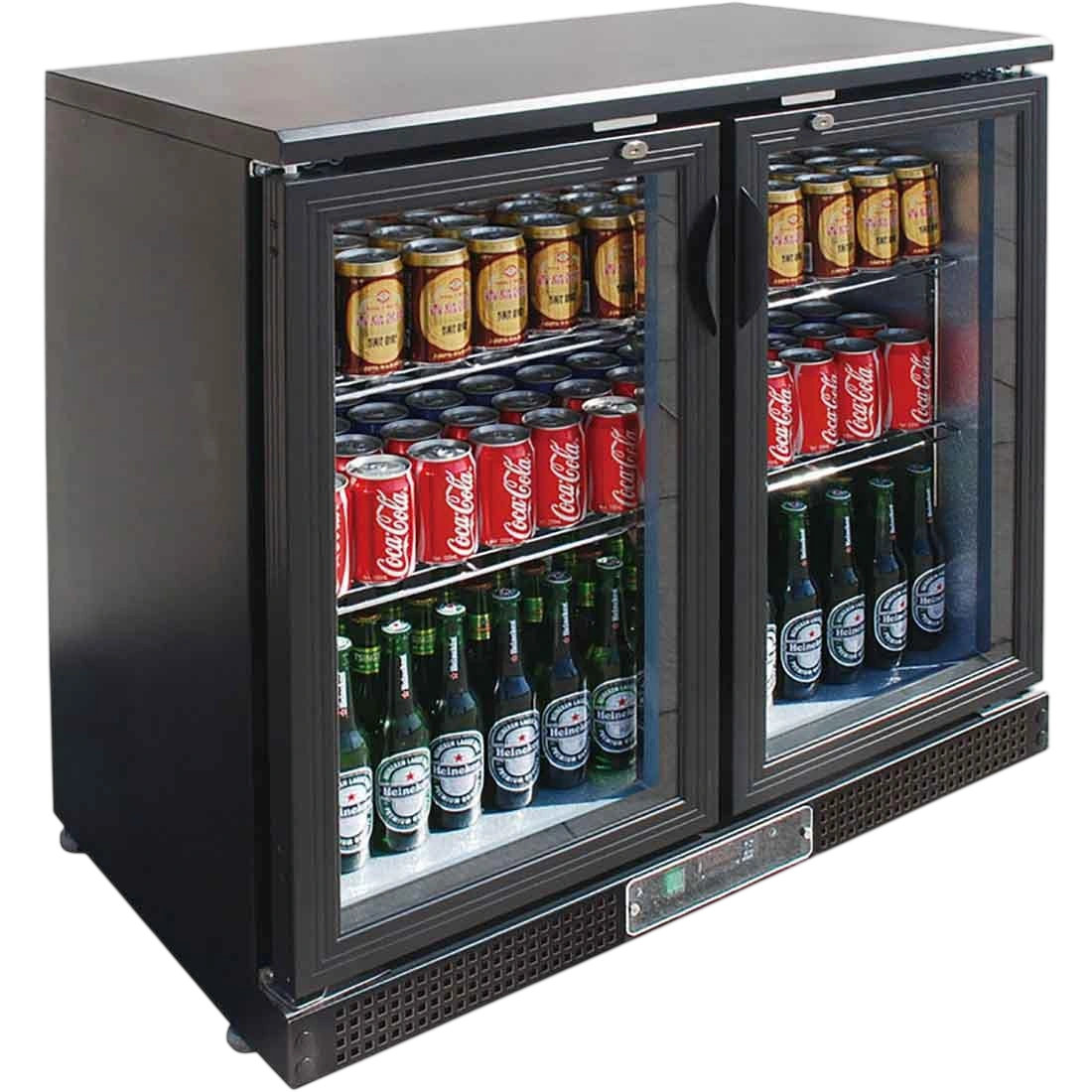 Thermaster SC248G Two Door Drink Fridge/Cooler – Gross Volume: 202L