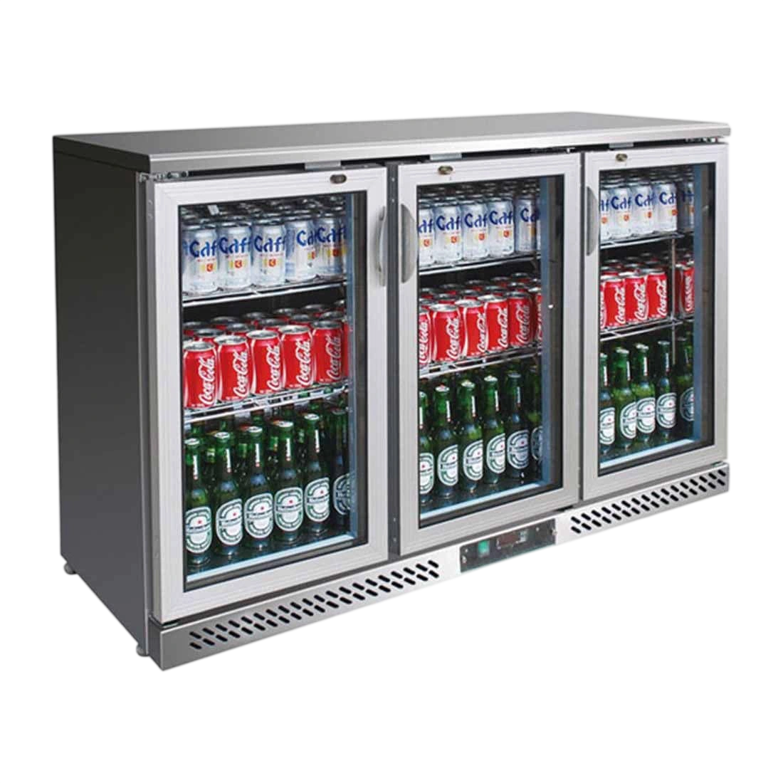 Thermaster SC316SG Three Door Stainless Steel Bar Fridge/Cooler