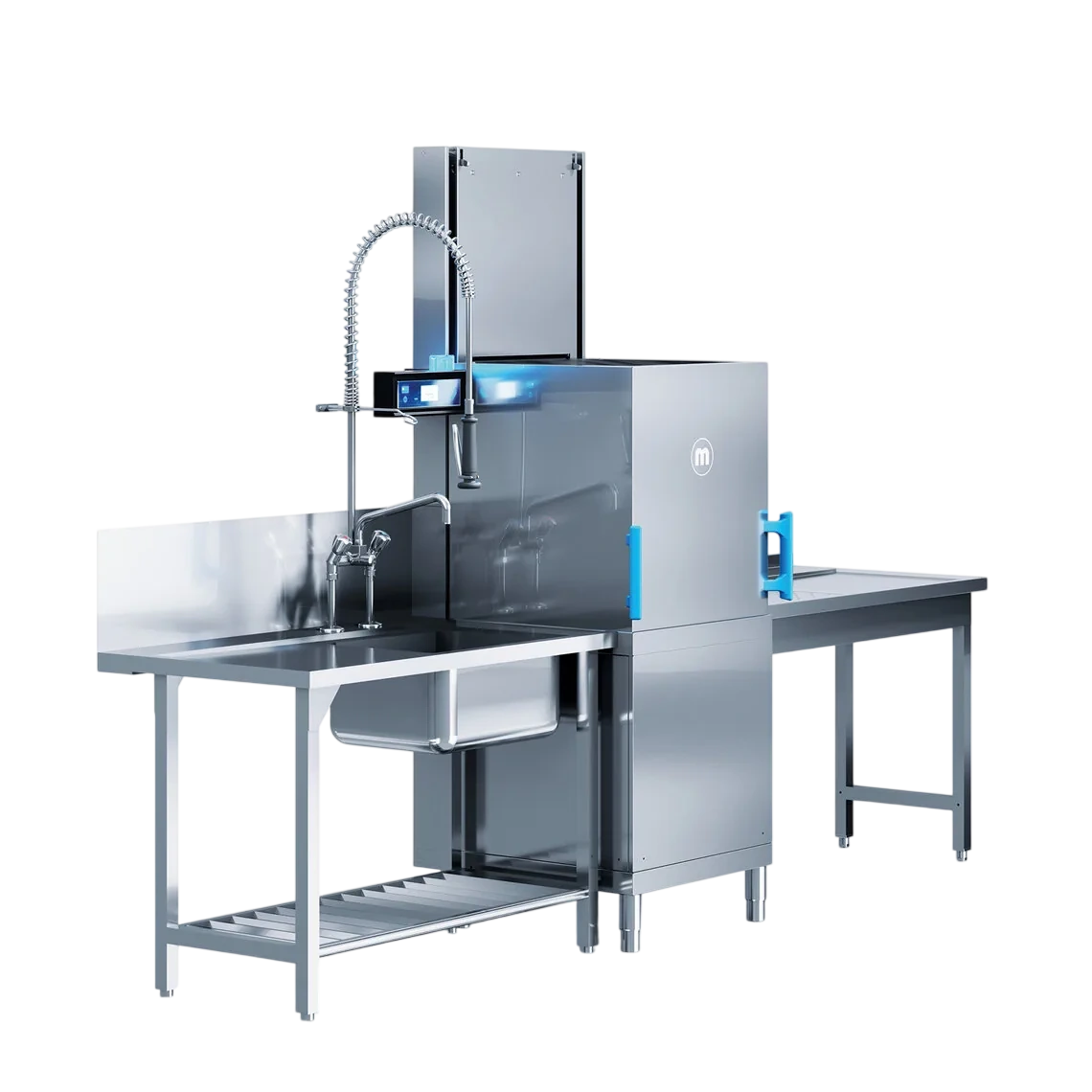 Meiko M-iClean HL Pass Through Dishwasher | Automatic Hood | Heat Recovery