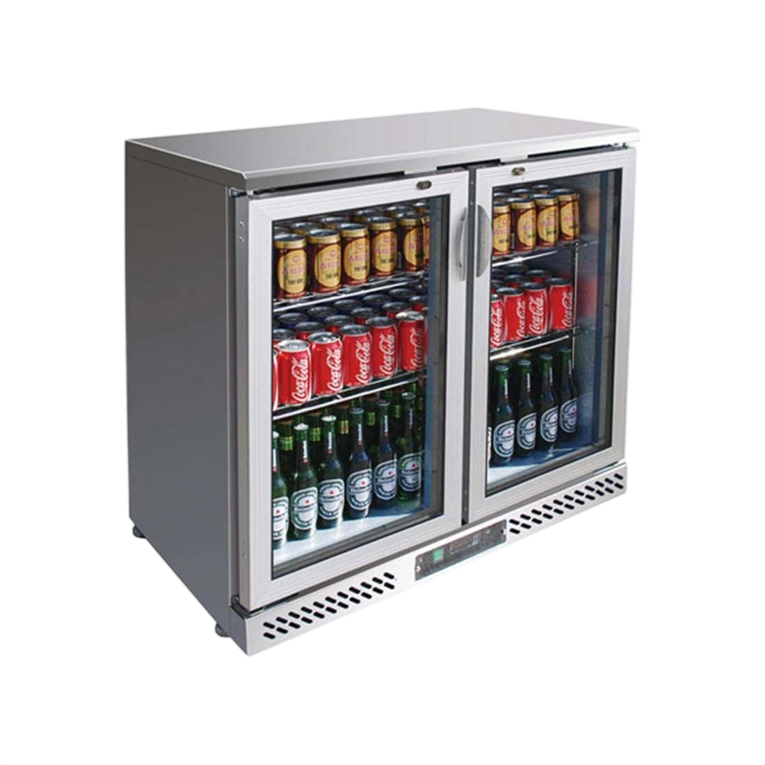 Thermaster SC248SG Bar Cooler – 2 Door, Stainless Steel, 202L commercial kitchen equipment