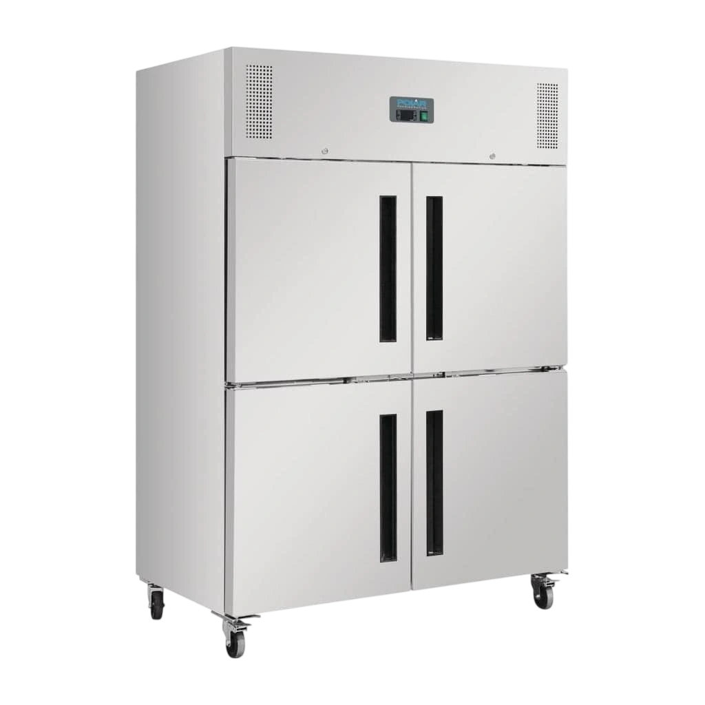 Polar DL709-A G-Series Upright Fridge – 1200L, 2 Stable Doors