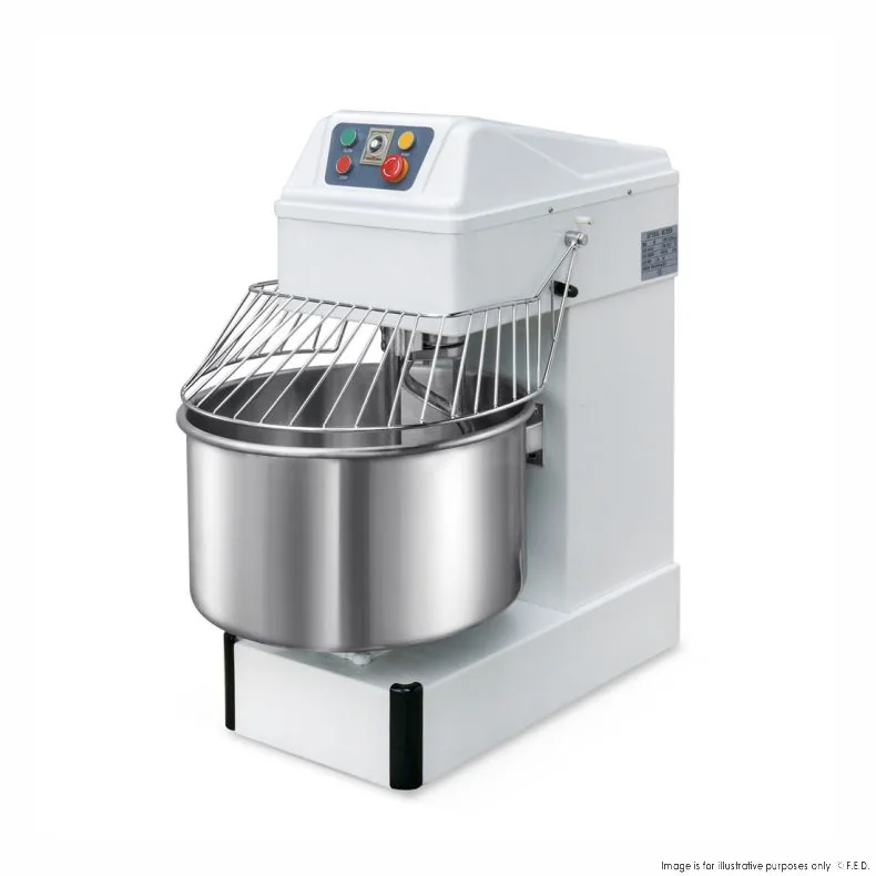 Yasaki FS60M spiral dough mixer with 64L bowl and 25kg flour capacity