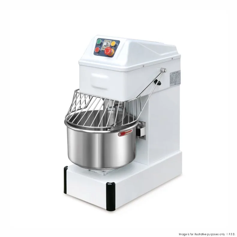 Yasaki FS20M spiral dough mixer with 21L bowl and 8kg flour capacity