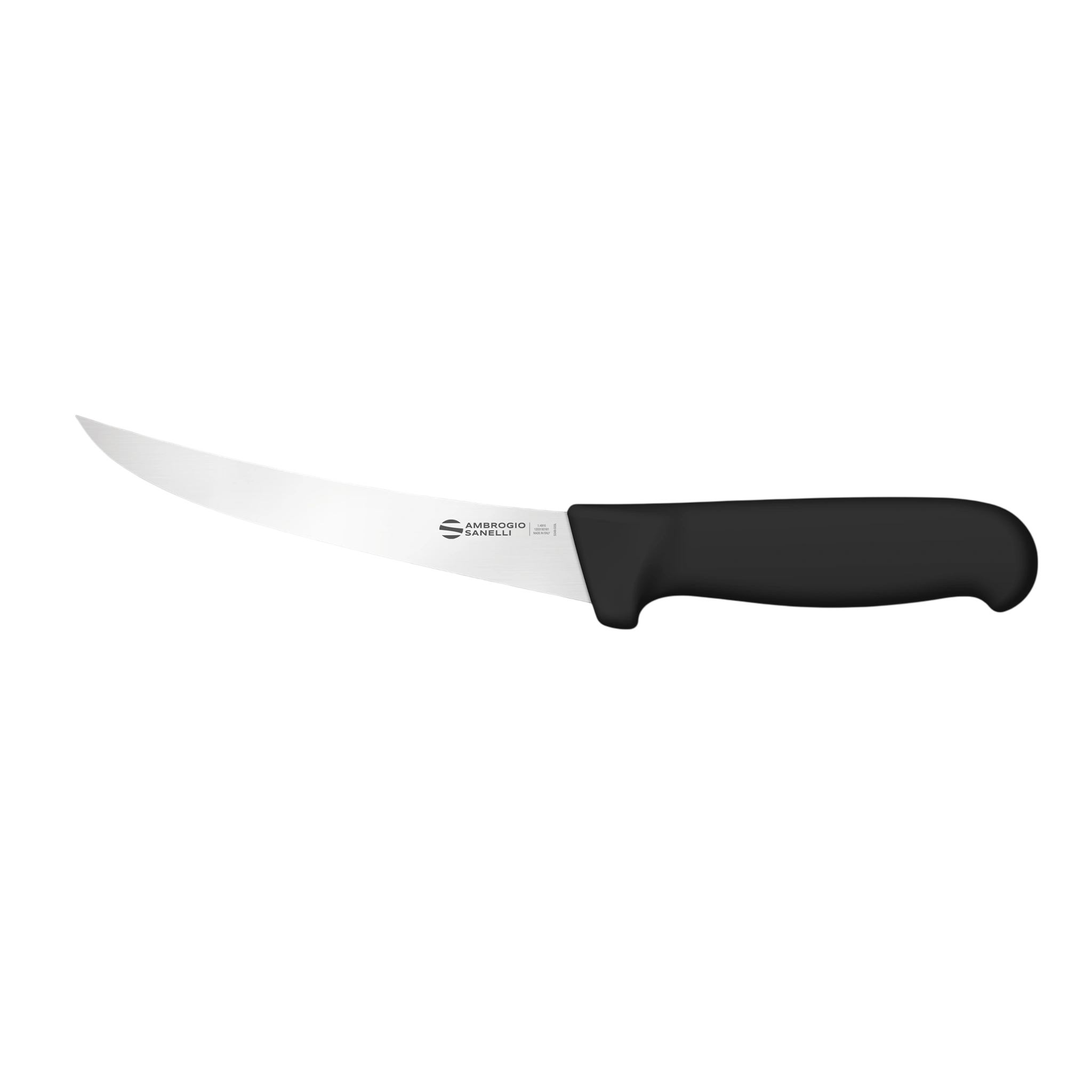 Sanelli SD01013B Supra Boning Knife Curve Blade SEMI-STIFF 13cm - Black