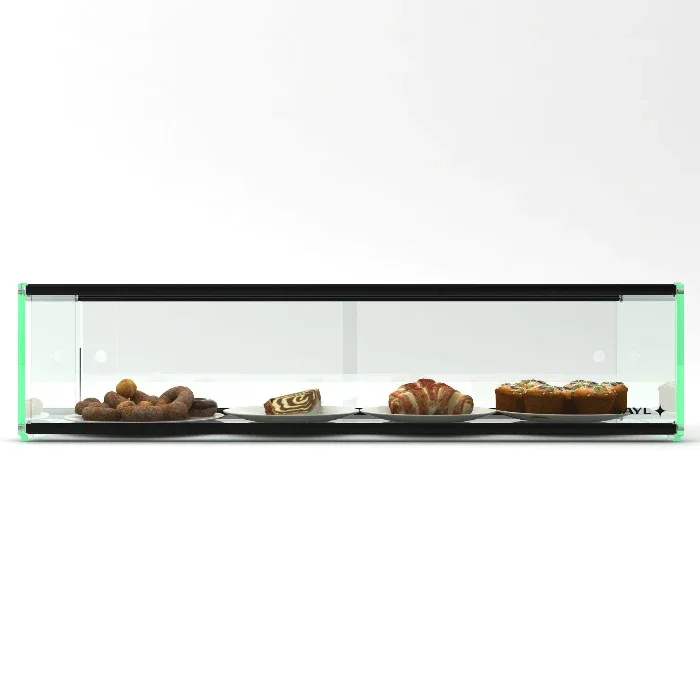 Sayl ADS0020 Single Tier Ambient Display – 920mm, Tempered Glass Cabinet commercial kitchen equipment