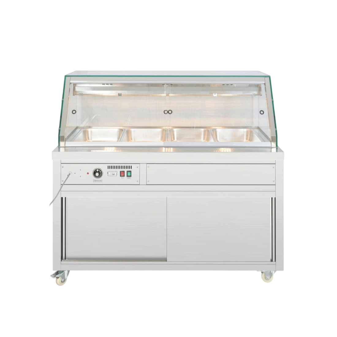 Thermaster PG150FE-XG Wet & Dry Bain Marie Display – 4×1/1GN Pans commercial kitchen equipment