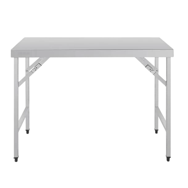 Vogue CB905 Stainless Steel Folding Table – 1200x600mm commercial kitchen equipment