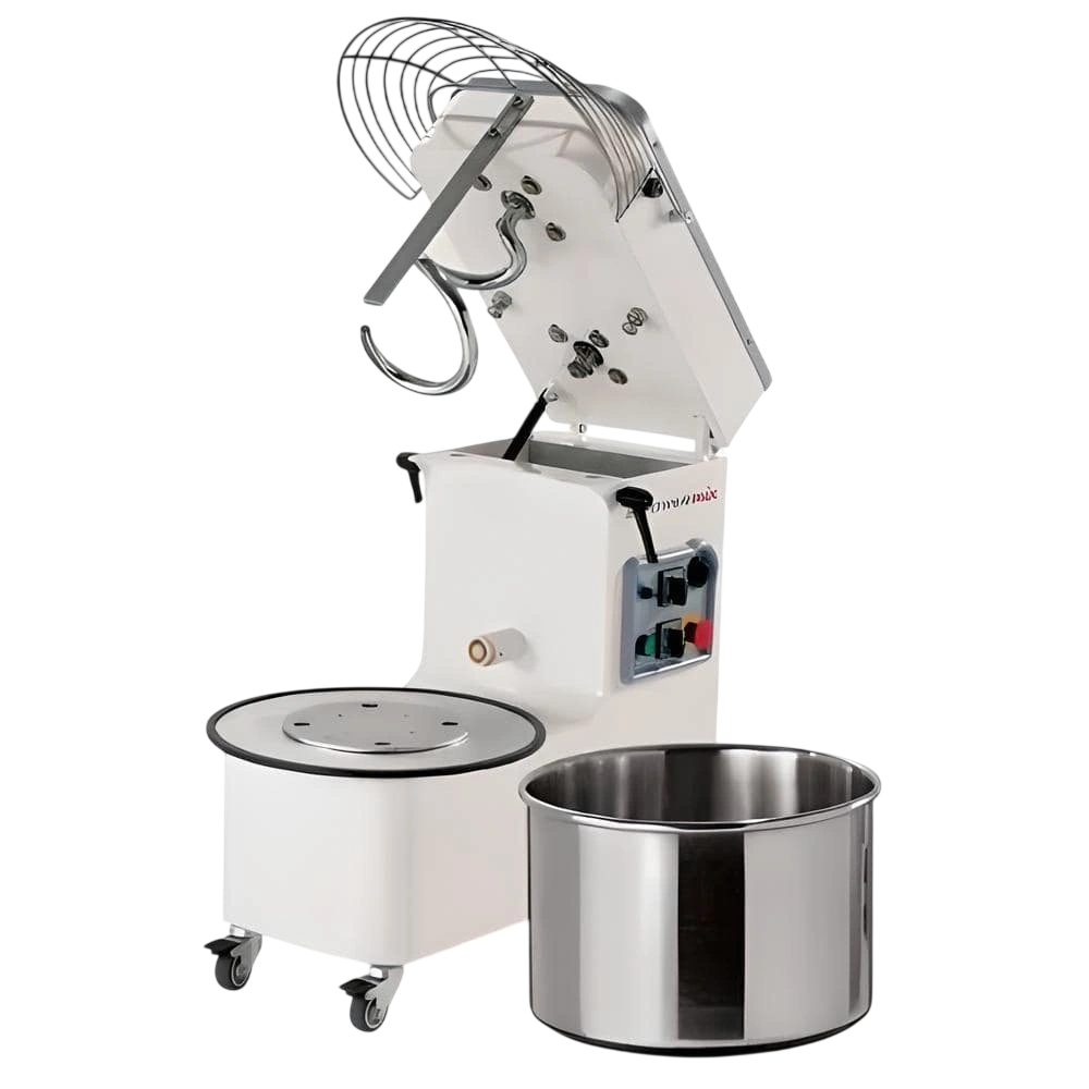 Mecnosud SMM0025 Spiral Dough Mixer – 20kg Capacity, Stainless Steel commercial kitchen equipment
