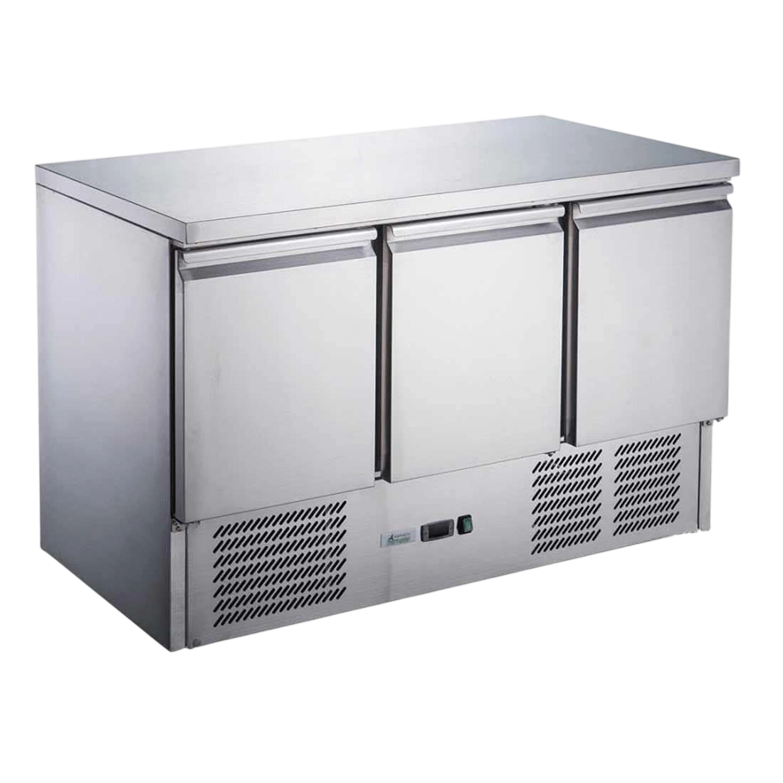FED-X XGNS1300B Three Door Compact Workbench Fridge – 368L, GN1/1, R290 commercial kitchen equipment