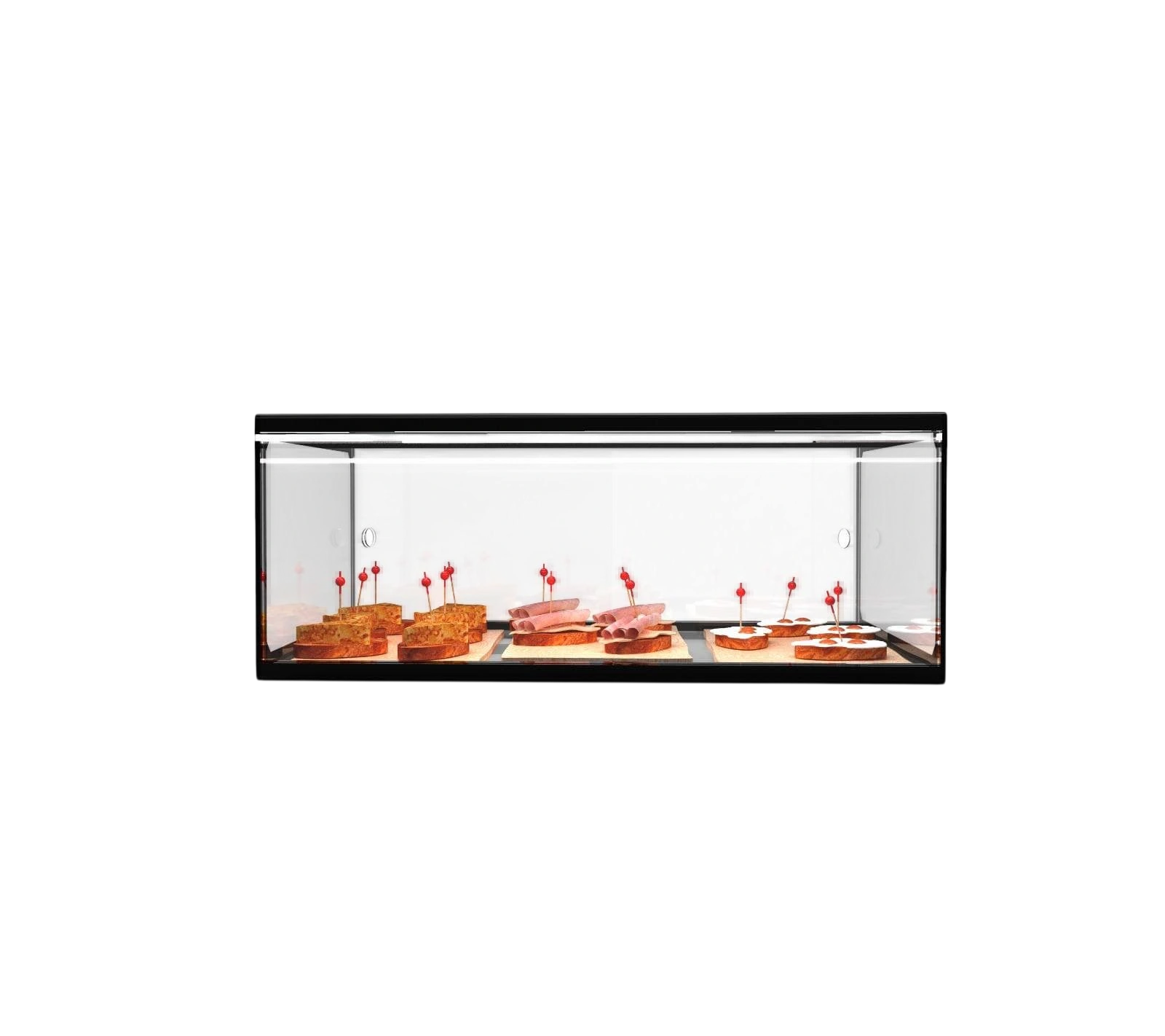 Sayl ADS0025 Ambient Display – Single Tier Pastry Showcase | Spain Made commercial kitchen equipment