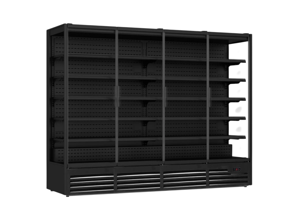 Saltas MDS2500 Multideck Fridge – 4 Door, 2585L, LED Display commercial kitchen equipment