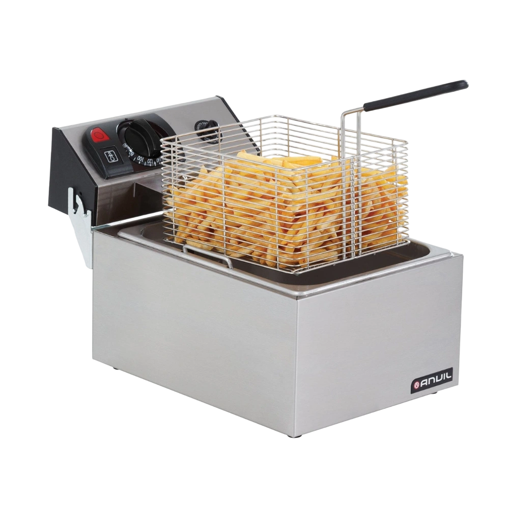 Anvil FFA0001 Single Pan Deep Fryer – 5L, 240V, 2.4kW commercial kitchen equipment