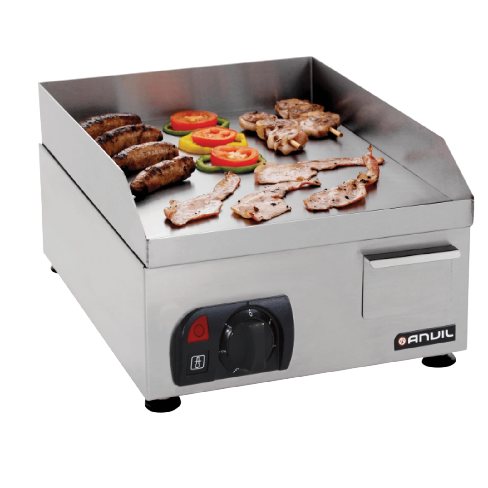 Anvil FTA0400 Electric Flat Top Griddle – 400mm, 2kW Compact Benchtop commercial kitchen equipment