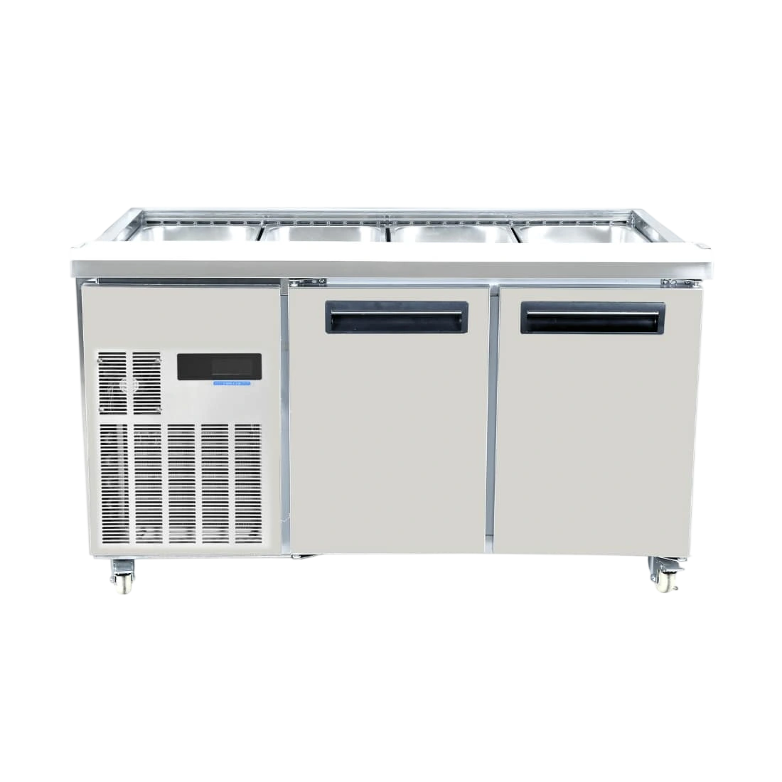 Thermaster PG150FA-XB Two Door Cold Bench Salad Station 4x1/1 GN Pans