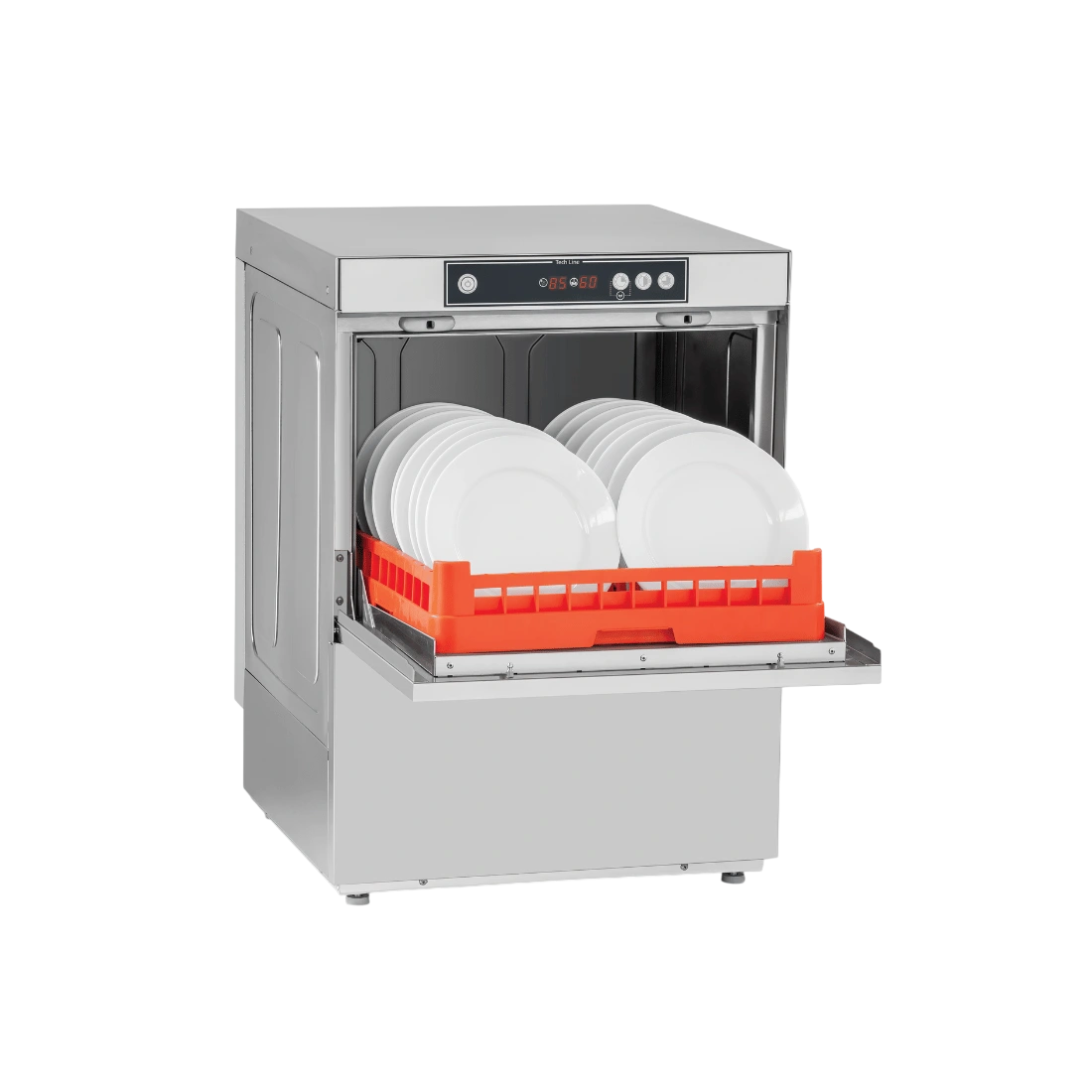 Asber GE-500BDD Underbench Dishwasher – 30 Racks/Hr, 2.7L/Rinse, 500mm Basket commercial kitchen equipment