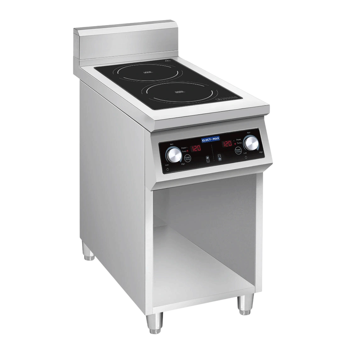 Electmax EIC9-400P Series Induction 2 Burner Cooker with Splashback