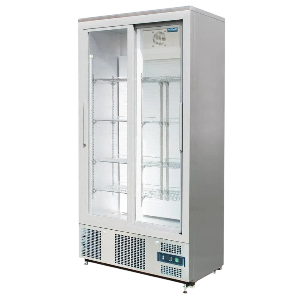 Polar CK478-A G-Series Upright Bar Fridge – 490L, Sliding Double Doors commercial kitchen equipment