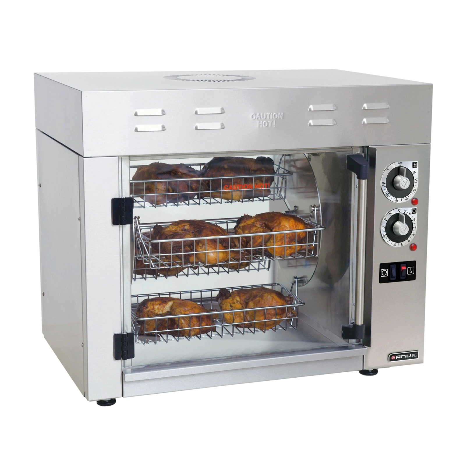 Anvil CGA0008 Chicken Rotisserie – 8 Bird | 2.7 kW Electric commercial kitchen equipment