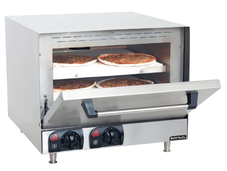 Anvil POA1001 Electric Deck Pizza Oven with Ceramic Tiles & Dual Decks