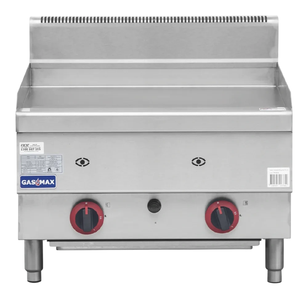 Gasmax JUS-TRG60ELPG Benchtop 2 Bunner Griddle 600mm