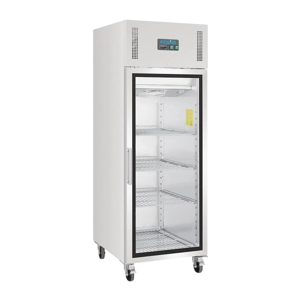 Polar GH218-A G-Series Glass Door Display Fridge | 600L Gastro Upright commercial kitchen equipment