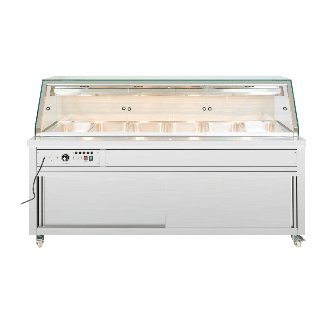 Thermaster PG210FE-XG Wet & Dry Bain Marie Display – 6×1/1GN Pans commercial kitchen equipment